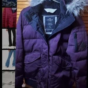 WOMENS hollister winter coat XL